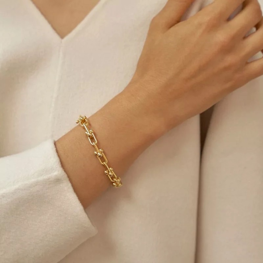 14K Gold filled Chain Bracelet - Picture 3 of 4